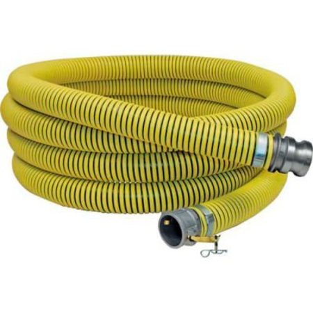 APACHE 4" x 20' Fertilizer Solution Suction / Discharge Hose Assembly w/ C x E Aluminum Cam Groove Cplg 98128165